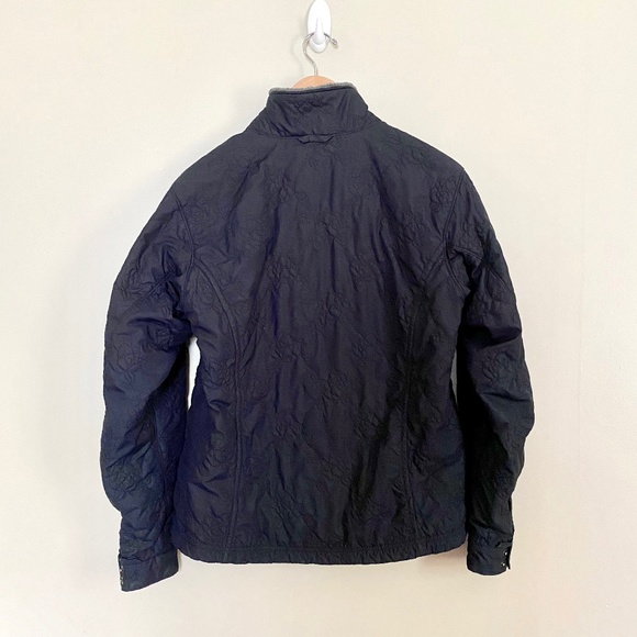 Columbia Black Embroidered Floral Jacket Womens Size Medium - Picture 8 of 8